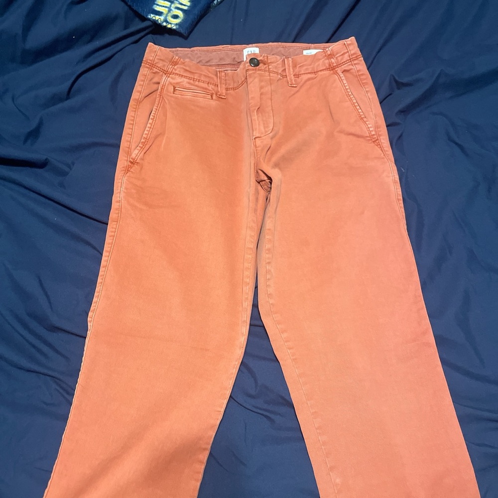 GAP men’s khaki dress pants (salmon)